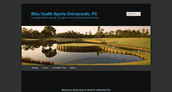 Desktop Screenshot of bleuhealthsports.com