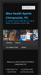 Mobile Screenshot of bleuhealthsports.com